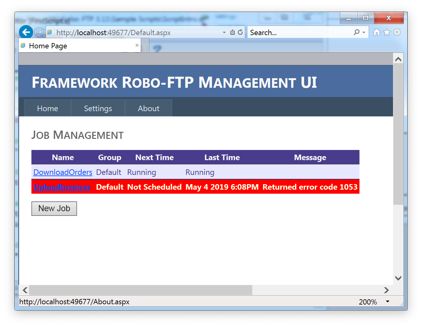 Robo-FTP Enterprise Framework