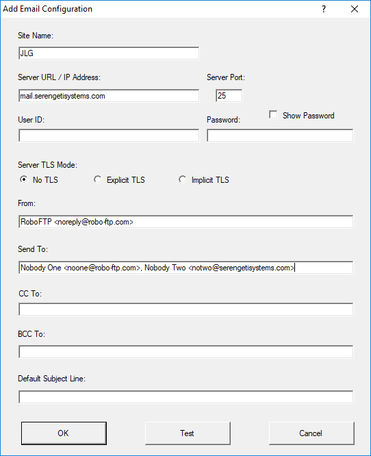 EmailConfig