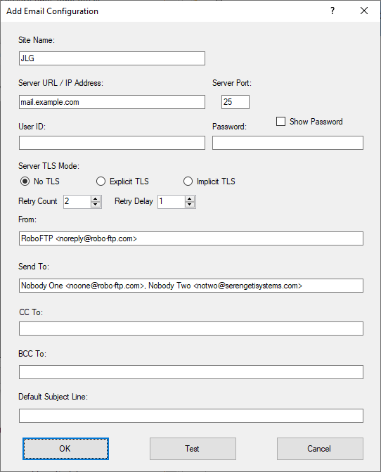 EmailConfig