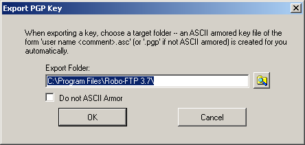 ExportPGPKey
