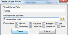 Create Virtual Folder